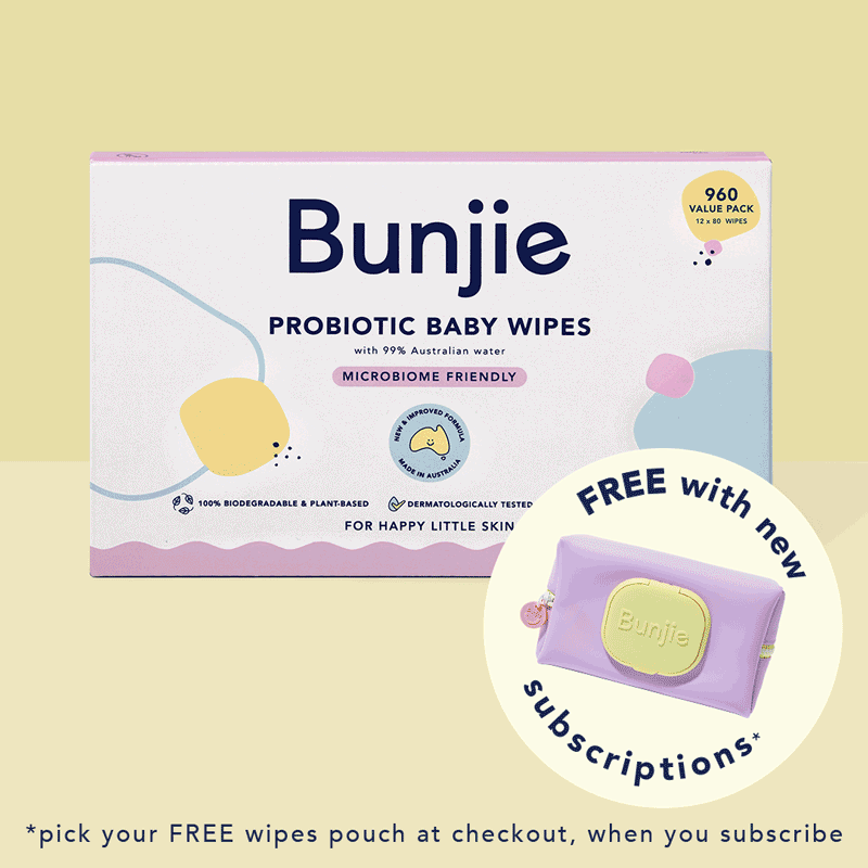 12 x 80 Pack of Probiotic Baby Wipes