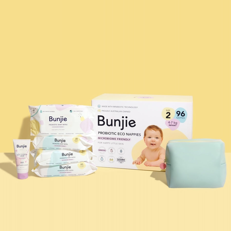 Bunjie Probiotic Eco Nappies Size 6, 16kg+, 28 Pack main image 1