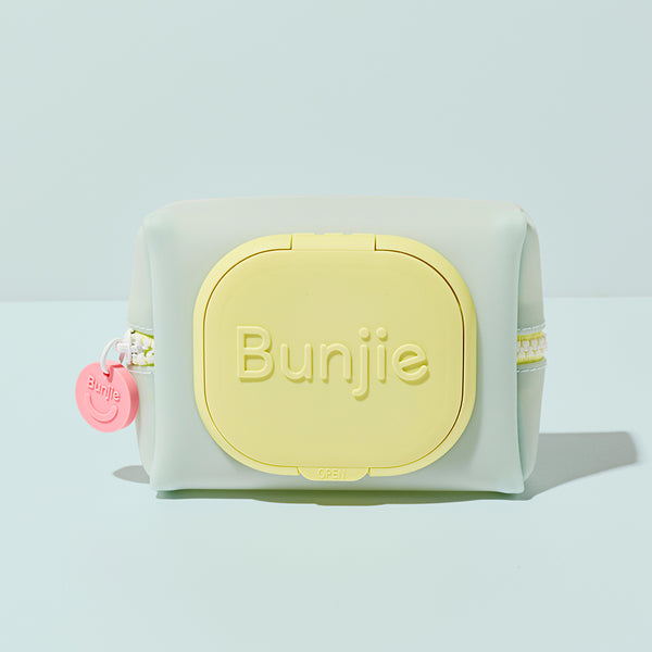 Seafoam Blue Travel Wipes Pouch